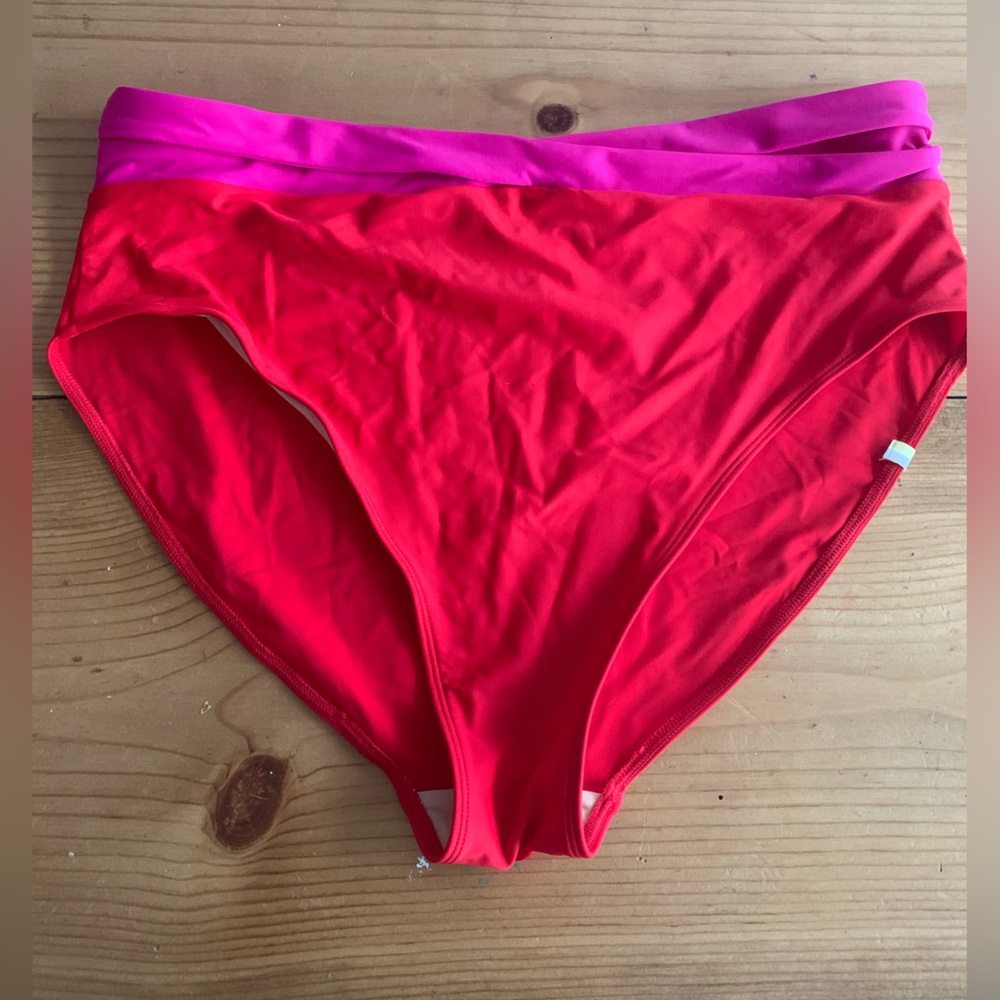 Summersalt Pink and Red Bikini Bottoms